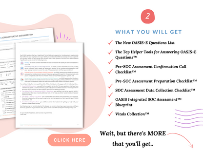 The Perfect OASIS Start of Care Cheat Sheet™ Bundle: OASIS Assessments for Home Health Nurses