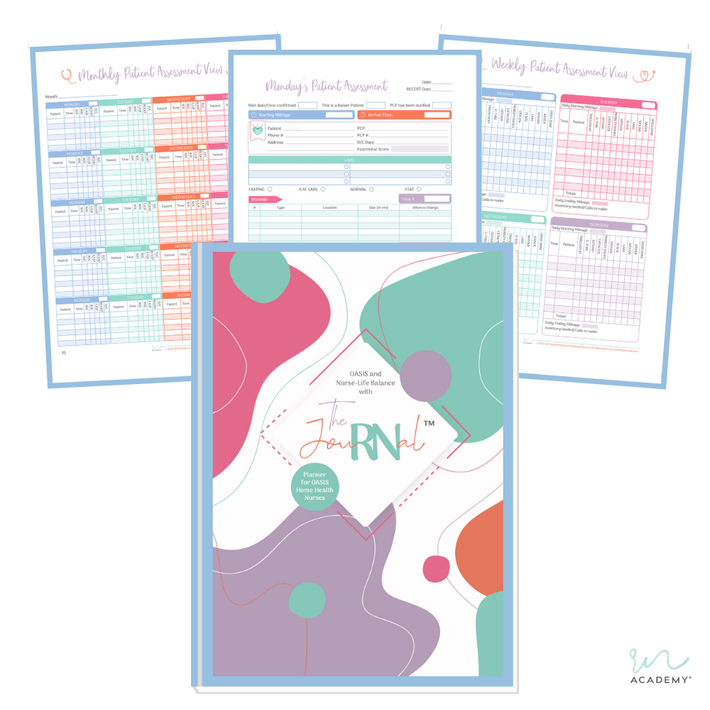 The JouRNal Planner™ Instant Download for Home Health Nurses Print-It-Yourself (PIY)